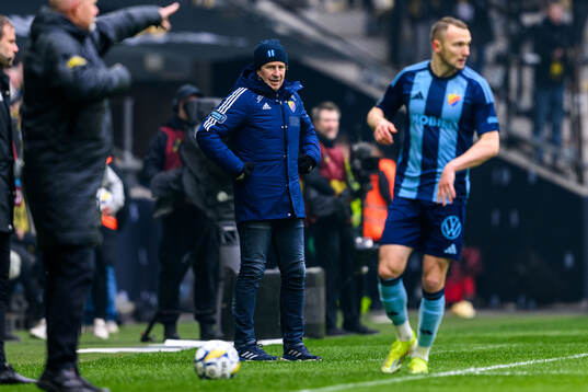 Djurgårdens tränare Thomas Lagerlöf