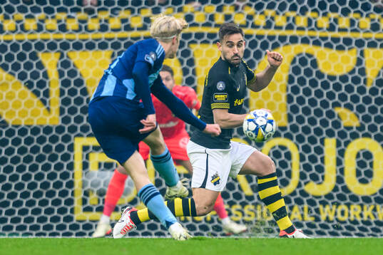 Djurgårdens Lucas Bergvall och AIKs Sotirios