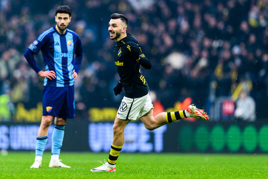 AIKs Ioannis Pittas jublar