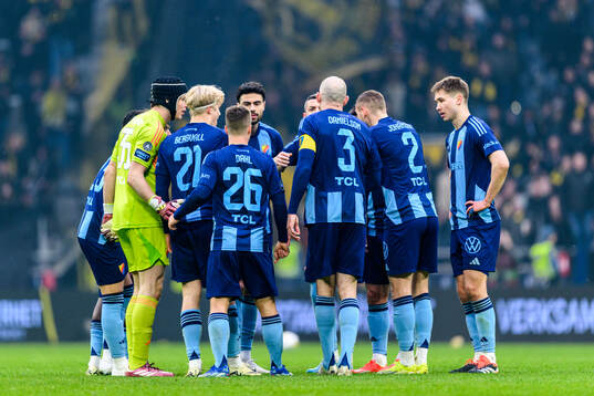 Djurgårdens spelare deppar