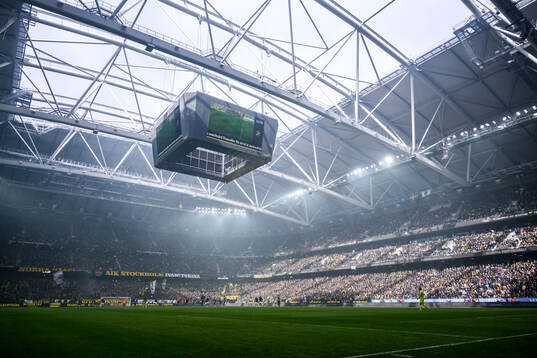 Vy av Friends Arena