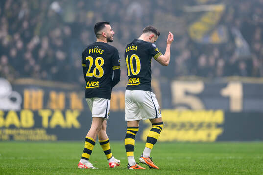 AIKs Ioannis Pittas och Bersant Celina