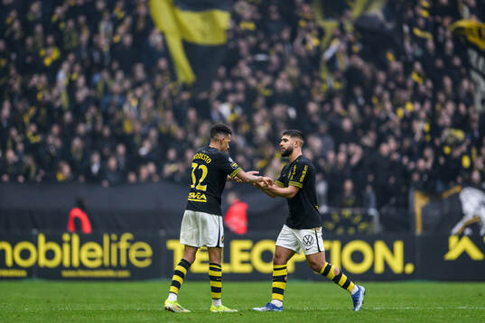 AIKs Rui Modesto och Omar Faraj