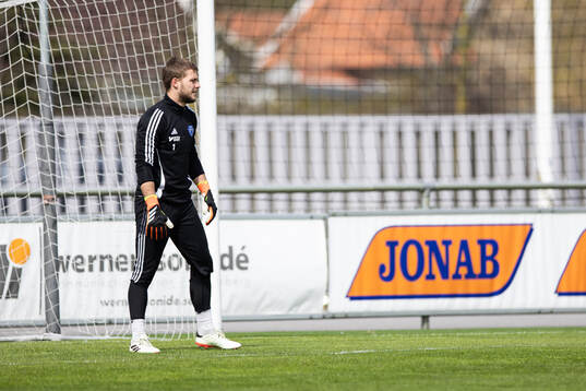 Falkenbergs målvakt Anton Andersson