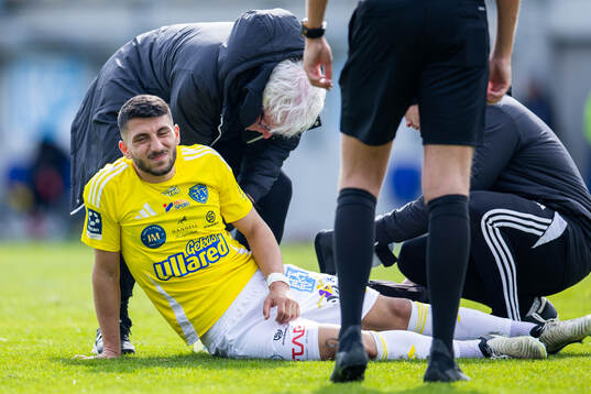 Falkenbergs Leonardo Farah Shahin med skada
