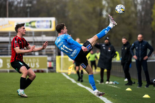 Brommapojkarnas Kaare Brøckner Barslund och Halmstads