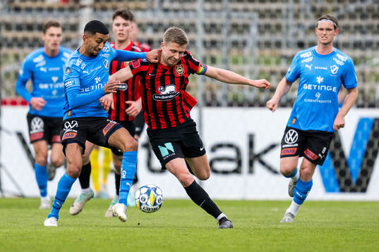 Halmstads Amir Al-Ammari och Brommapojkarnas Ludvig Fritzson