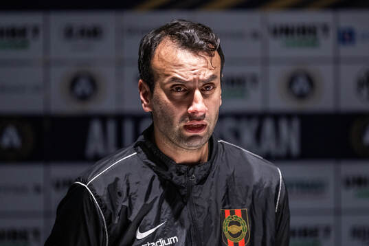 Brommapojkarnas tränare Andreas Engelmark