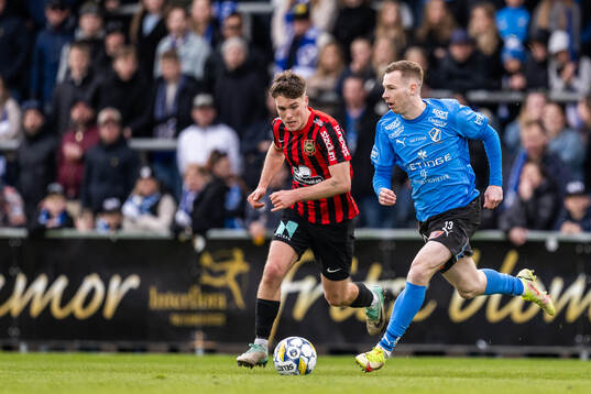 Brommapojkarnas Kaare Brøckner Barslund och Halmstads