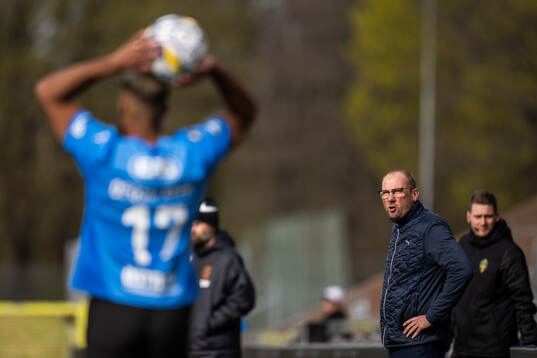 Halmstads tränare Magnus Haglund