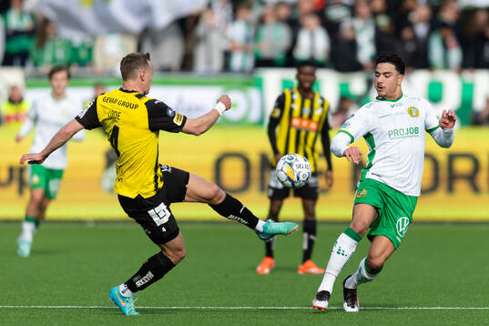 Häckens Marius Lode och Hammarbys Jusef Erabi