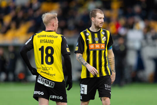 Häckens Mikkel Rygaard Jensen och Simon Gustafson