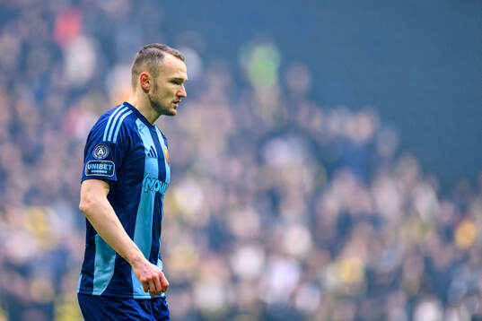 Djurgårdens Piotr Johansson deppar
