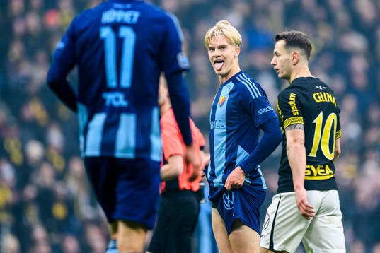 Djurgårdens Lucas Bergvall deppar