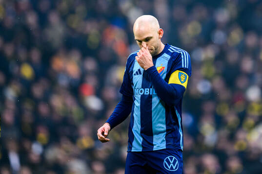 Djurgårdens Marcus Danielson deppar