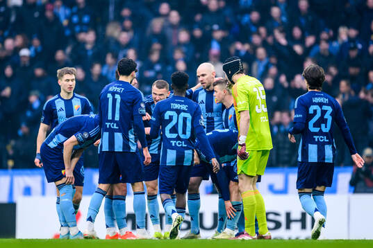 Djurgårdens spelare deppar