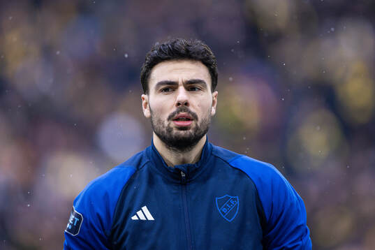 Djurgårdens Deniz Hümmet vid lineup