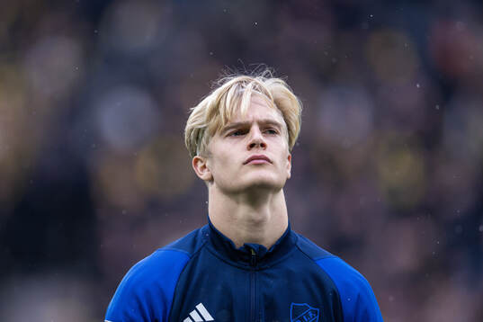 Djurgårdens Lucas Bergvall vid lineup