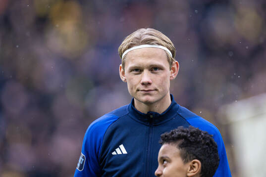 Djurgårdens Tobias Gulliksen vid lineup