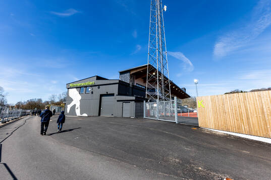 Utanför arenan