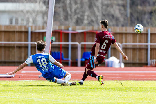 IK Oddevolds Gustav Forssell och Gefles Lukas Browning