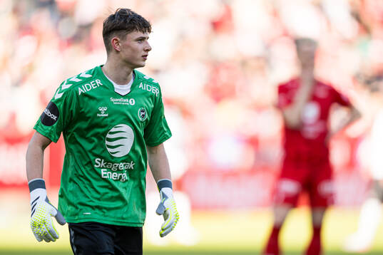Casper Glenna Andersen of Odd as a goalkeeper