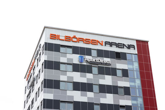 Exteriör av Bilbörsen Arena