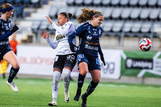 Häckens Felicia Schröder och Linköpings Emma Lennartsson