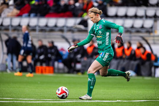 Linköpings målvakt Cajsa Andersson