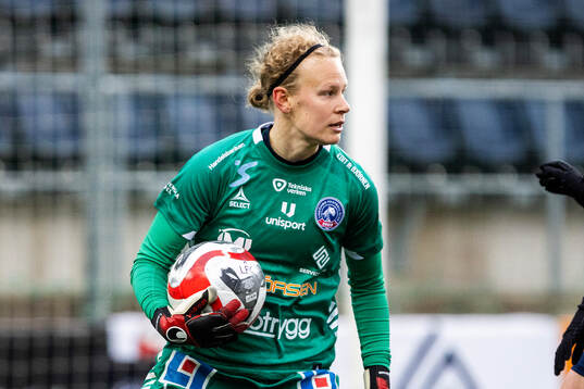 Linköpings målvakt Cajsa Andersson