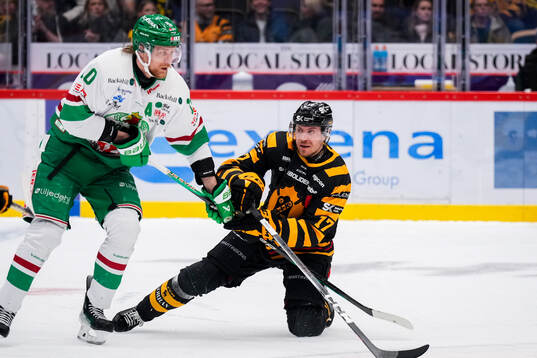 Rögles Rodrigo Abols och Skellefteås Pär Lindholm