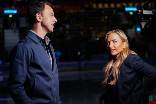 Skellefteås Joakim Lindström och Tv4’s Frida Nordstrand