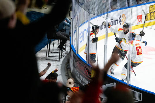 Brynäs Oliver Tärnström jublar