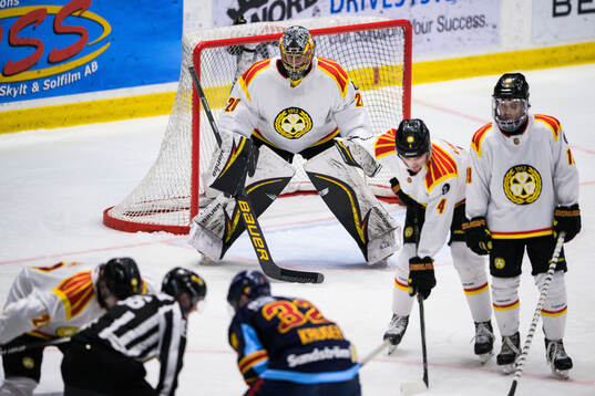 Brynäs målvakt Damian Clara