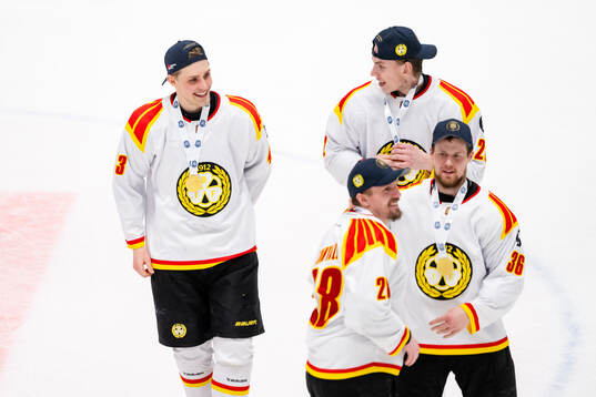 Brynäs Noel Nordh , Kasper Larsen , Johannes Kinnvall och