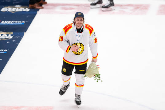 Brynäs Tyler Kelleher jublar