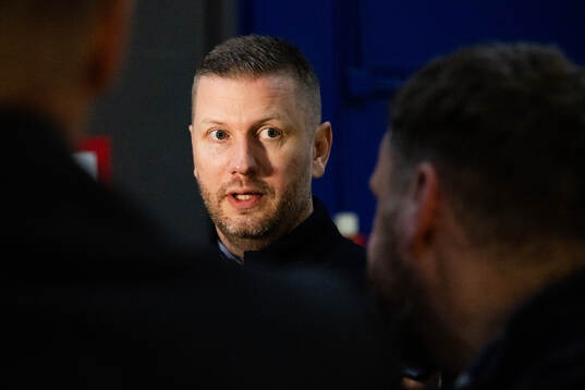 Djurgårdens tränare Michael Holmqvist