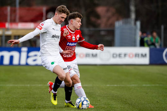 Helsingborgs Benjamin Örn och Degerfors Gustav Lindgren