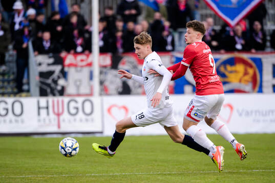Helsingborgs Benjamin Örn och Degerfors Gustav Lindgren