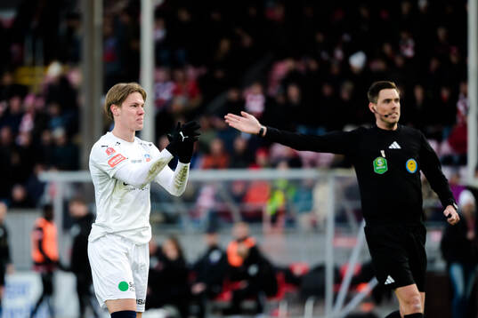 Helsingborgs Taylor Silverholt jublar