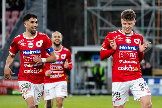 Degerfors Gustav Lindgren jublar