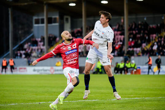 Degerfors Pashang Abdulla och Helsingborgs Wilhelm Nilsson