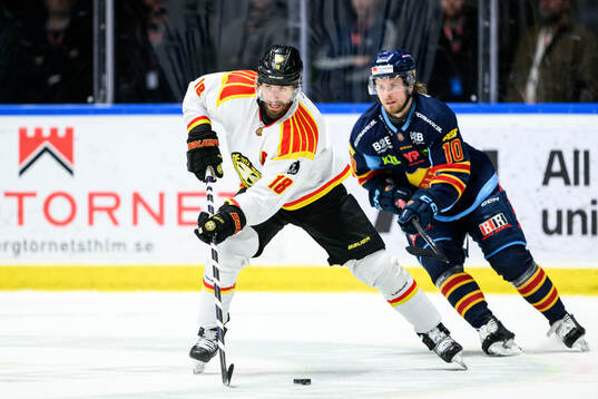 Brynäs Anton Rödin och Djurgårdens Jakob Ragnarsson