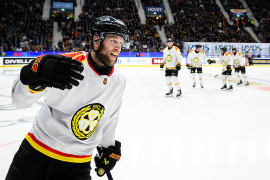 Brynäs Greg Scott jublar