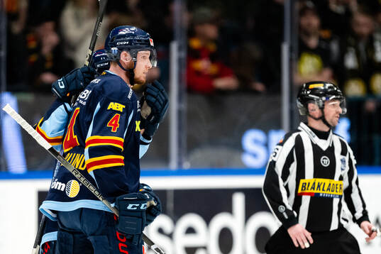Djurgårdens Edvin Hammarlund jublar