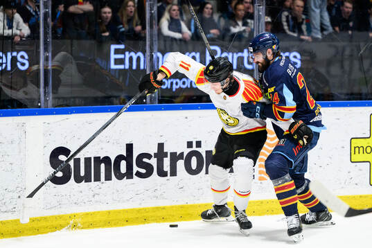 Brynäs Oliver Tärnström och Djurgårdens Ludvig Rensfeldt