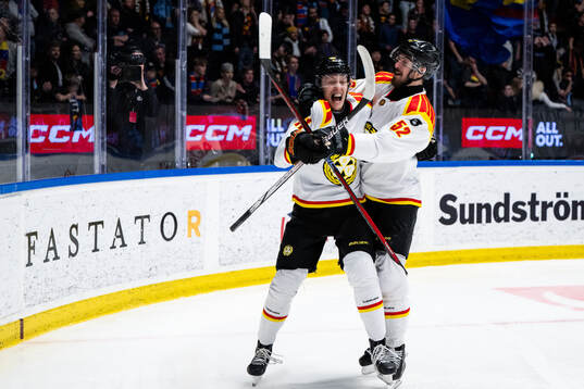 Brynäs Oliver Tärnström jublar