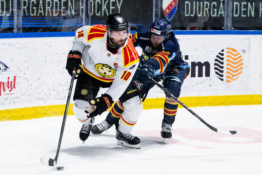 Brynäs Johan Larsson och Djurgårdens Albin Grewe