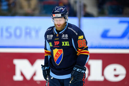 Djurgårdens Linus Klasen deppar