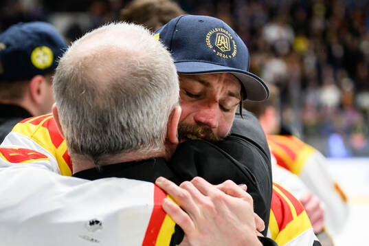 Brynäs Anton Rödin jublar
